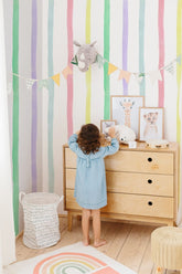 Wallpaper Rainbow Stripes - Lovalù